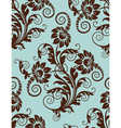 Seamless floral background vector image
