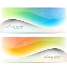 Set of banners vector image