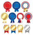 Rosette Ribbons vector image