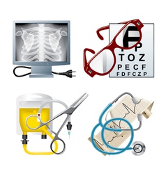 Medical icons vector image