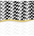 Racing Background Checkered Flag eps10 vector image