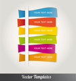 Template Design Colorful vector image