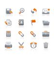Interface web icons vector image