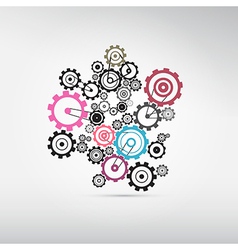 Abstract Cogs - Gears vector image