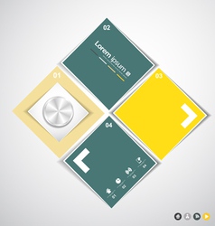 Modern business template layers vector image