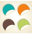 Origami background Banner and speech bubbles vector image