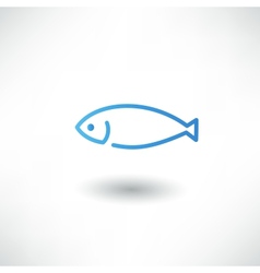 Fish icon vector image