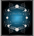 Floral frame vector image