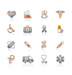 Medicine and heath care icons vector image