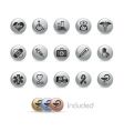 Health care icons vector image
