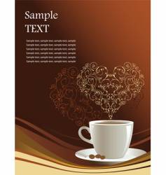 Coffee cup vector image