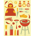 Barbecue collection vector image