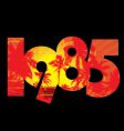 1985 design vector image