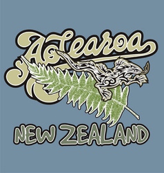 Aoteroa carve vector image