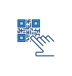Handshake icon lined and filled style Royalty Free Vector