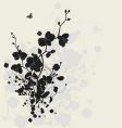 Floral design vector image