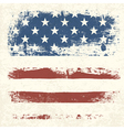 Vintage american flag vector image