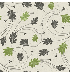 Oak leaves seamless vector image