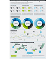 Elements of Infographics vector image