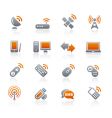 Wireless and communications vector image