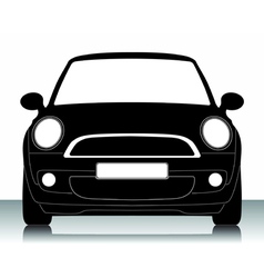 Car silhouette vector image