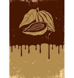 Chocolate retro vector image