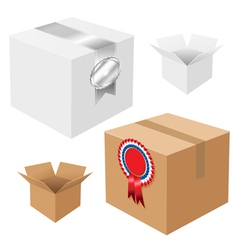 Carboard Boxes vector image