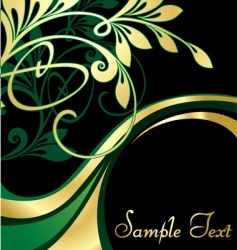 Gold pattern vector image