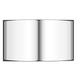 Open book vector image