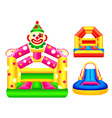 Bouncing castles vector image