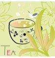 Cup of tea vector image