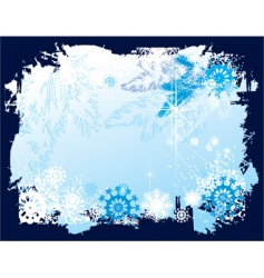 Christmas border vector image
