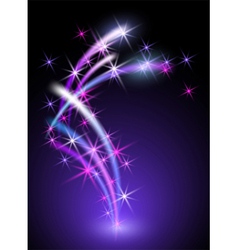 Glowing background vector image