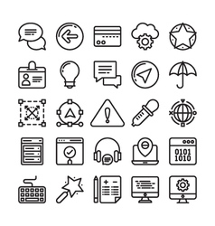 Web Design and Development Colored Icons 4 Web Design and Development Colored Icons 4 vector image