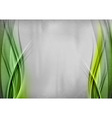 Background two side green vector image