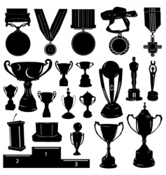 Sports reward vector image