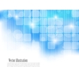 Abstract blue tech background vector image