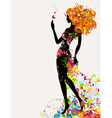 Girl vector image