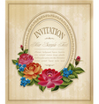 Vintage frame and faded paper vector image