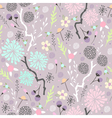 Seamless floral pattern vector image