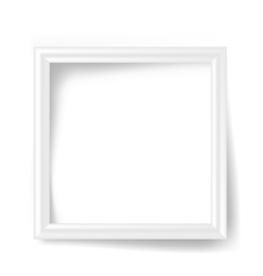 White Photo Frame vector image