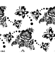 Seamless floral pattern with flower and Seamless floral pattern with flower and vector image