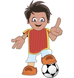 Soccer or football player Soccer or football player vector image
