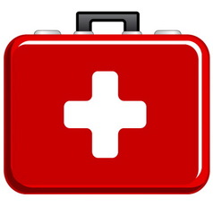 First aid icon vector image