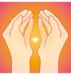 Love and care concept vector image