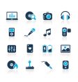 Entertainment icons vector image