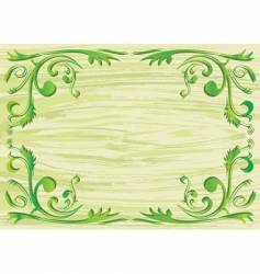 Plant frame vector image