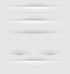 Webpage Dividers vector image