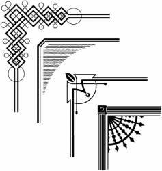 Borders vector image