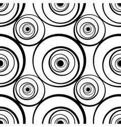 Seamless pattern with circles vector image